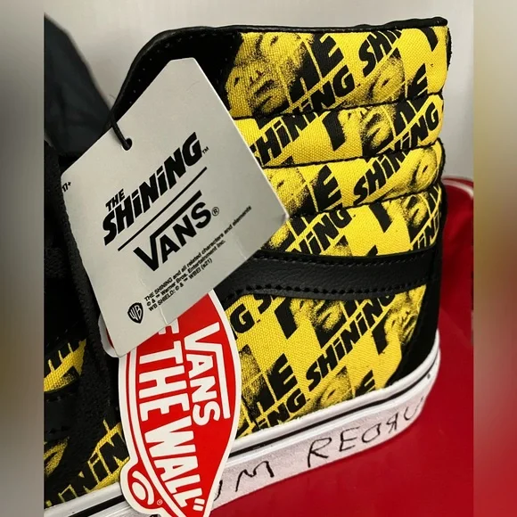 RARE Shoes Vans x House of Terror The Shining Sk8-Hi Horror Movie Sneakers NEW - Picture 9 of 16